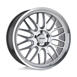 Petrol Wheels – P4C – Silver – 16″x7″ 40mm – Summer Wheels – 1670P4C404100S72